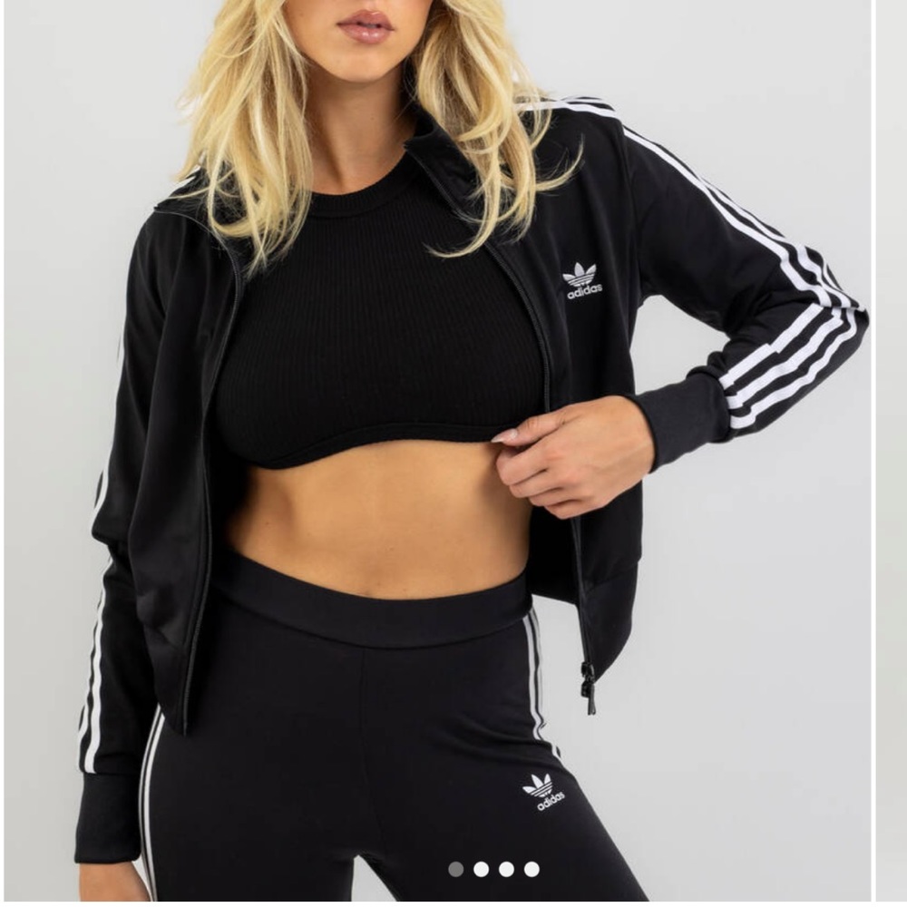 Adidas track suit top